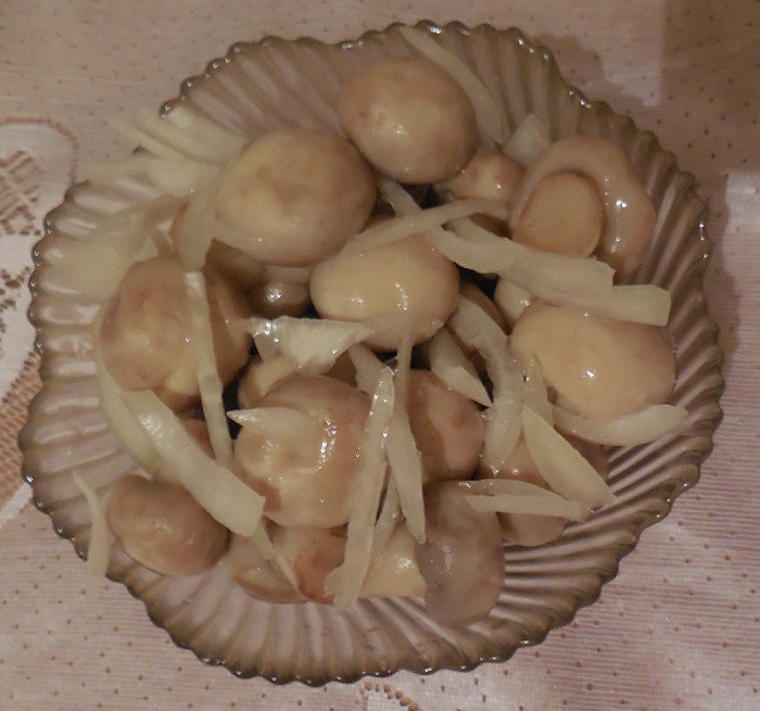 Champignon marinate delicioase