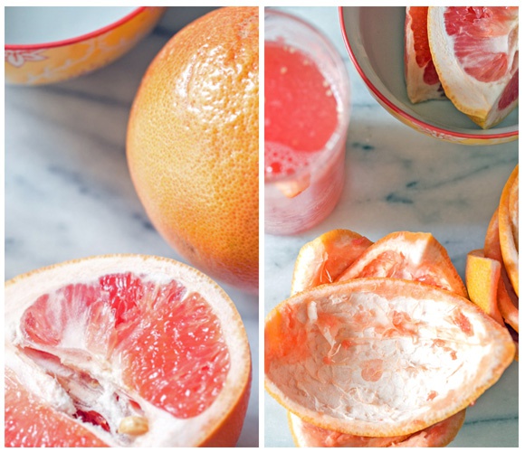 Coji de grapefruit confiate