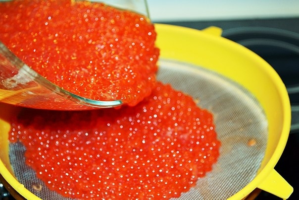 Caviar roșu ușor sărat